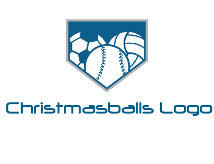 balls inside shield logo