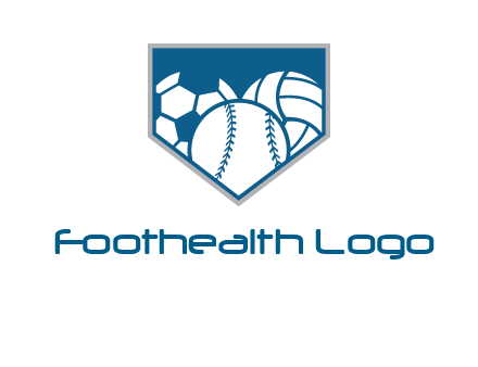 balls inside shield logo