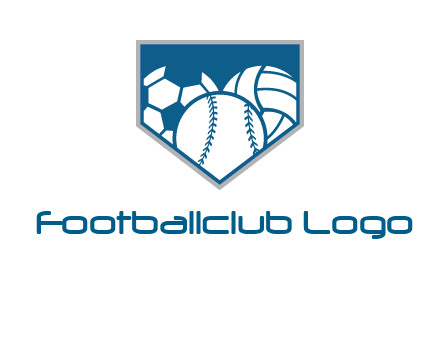 balls inside shield logo
