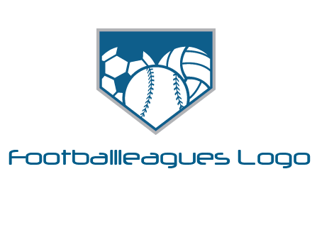 balls inside shield logo