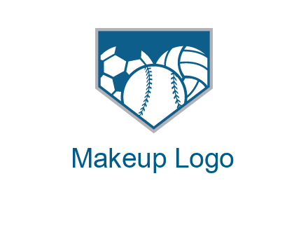 balls inside shield logo