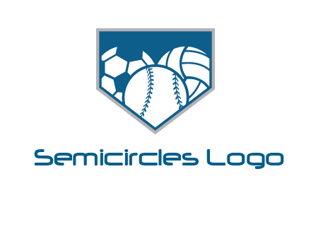 balls inside shield logo