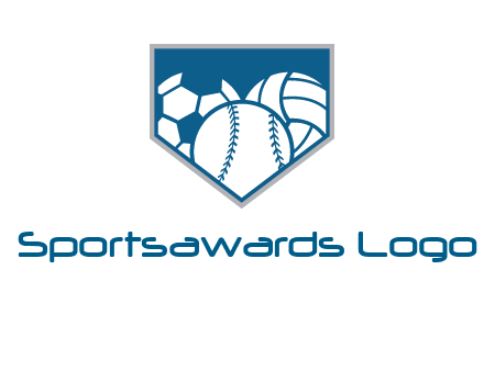 balls inside shield logo