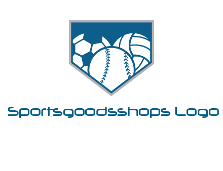 balls inside shield logo