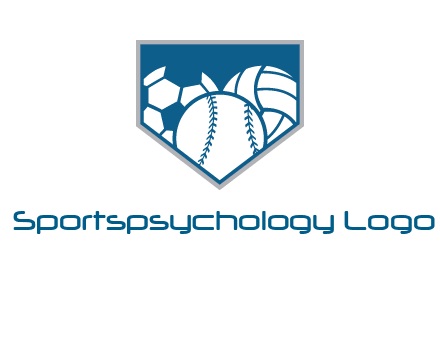 balls inside shield logo