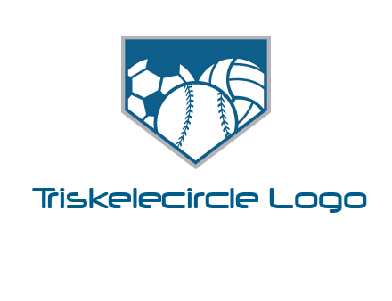 balls inside shield logo