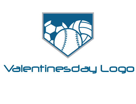 balls inside shield logo