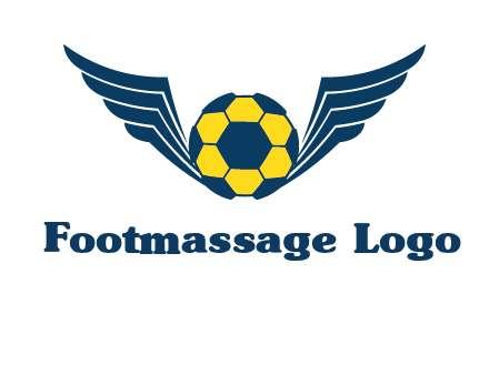 soccer ball with wings logo