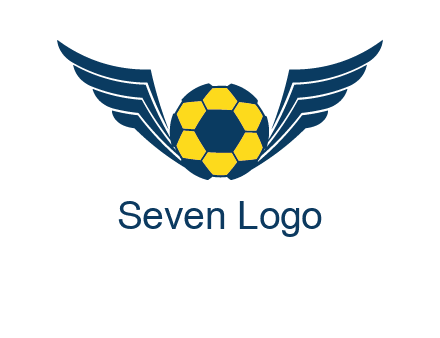 soccer ball with wings logo
