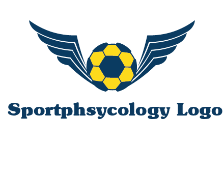 soccer ball with wings logo