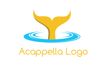 fish tail in water logo