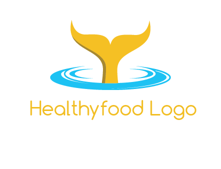 fish tail in water logo