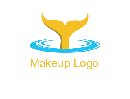 fish tail in water logo