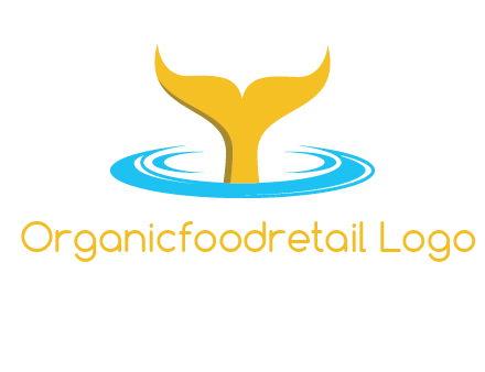fish tail in water logo
