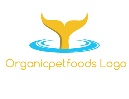 fish tail in water logo