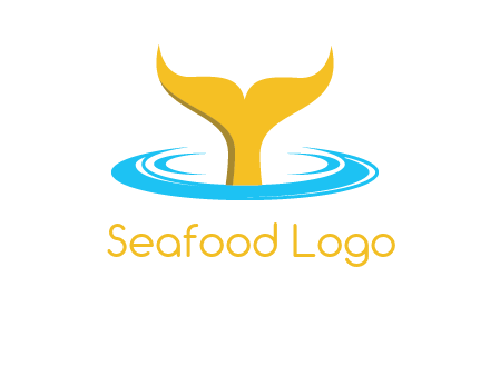 fish tail in water logo