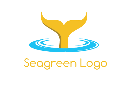 fish tail in water logo
