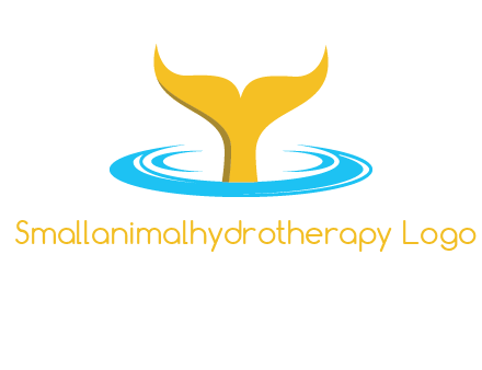 fish tail in water logo