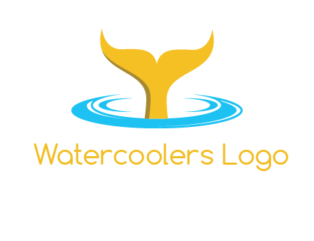 fish tail in water logo