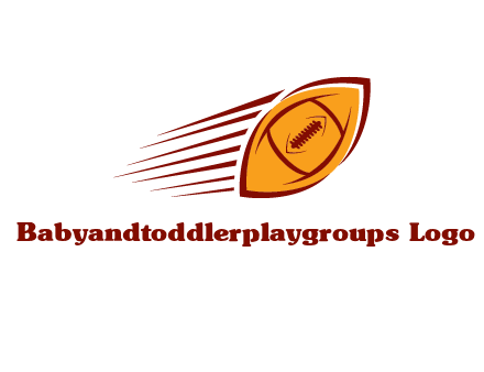 football flying logo
