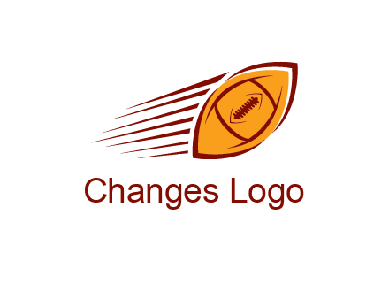 football flying logo