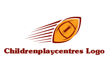 football flying logo
