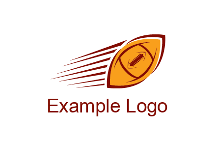 football flying logo