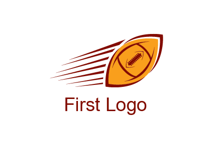 football flying logo