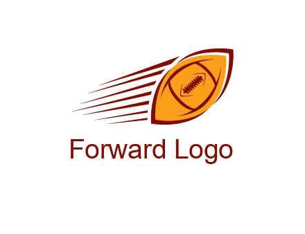 football flying logo