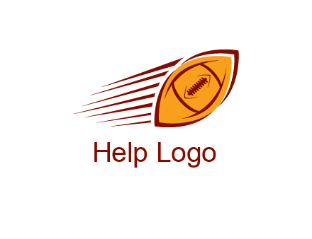 football flying logo