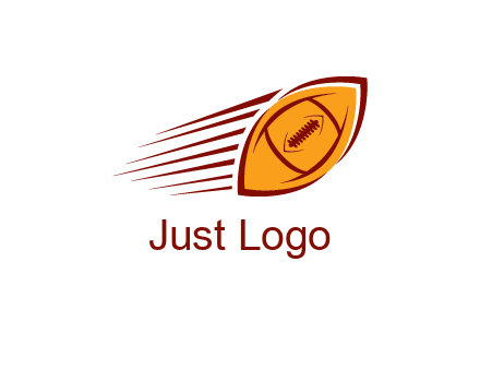 football flying logo