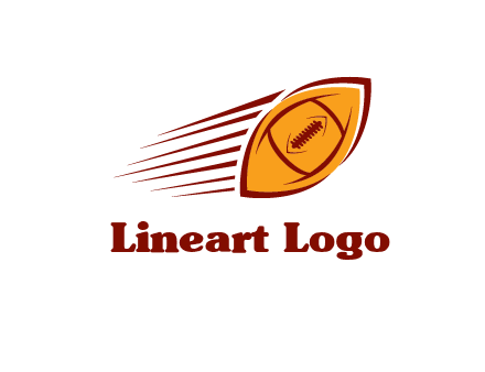 football flying logo