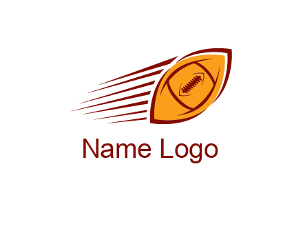 football flying logo