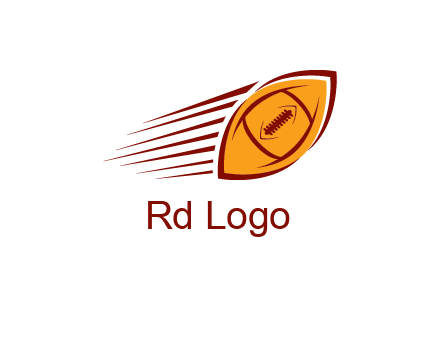 football flying logo