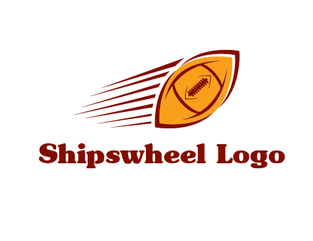 football flying logo