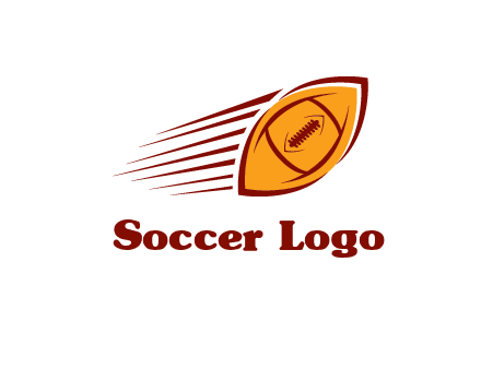 football flying logo