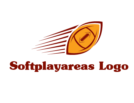 football flying logo