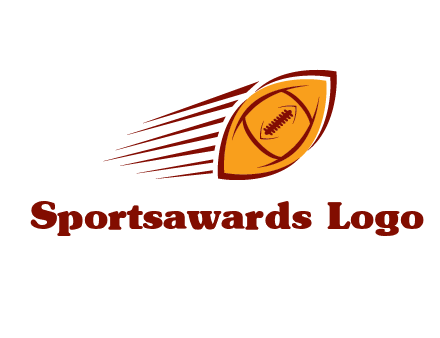 football flying logo