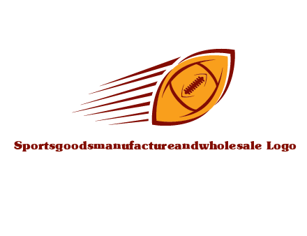 football flying logo