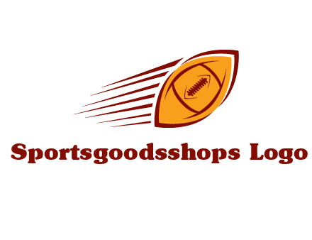 football flying logo