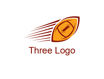 football flying logo