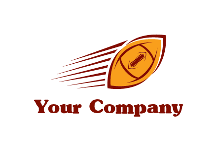 football flying logo