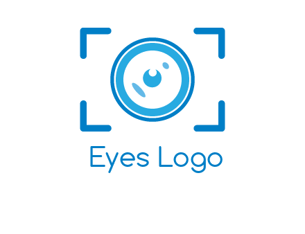eye shape lens logo