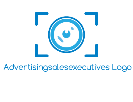 eye shape lens logo