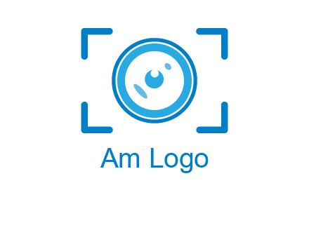eye shape lens logo