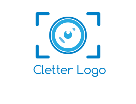 eye shape lens logo