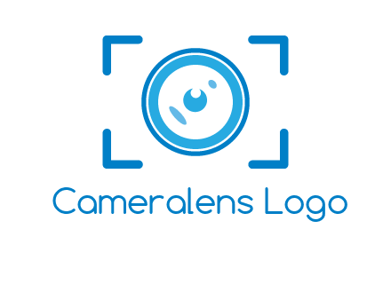 eye shape lens logo