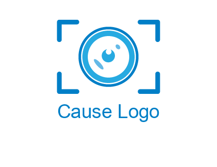 eye shape lens logo