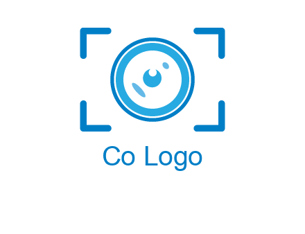 eye shape lens logo