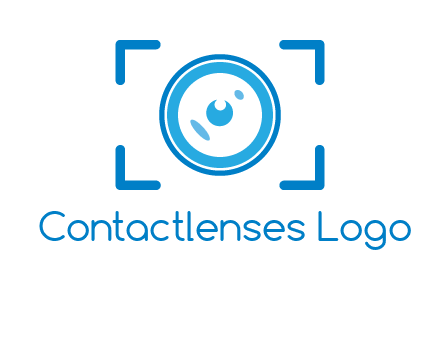 eye shape lens logo